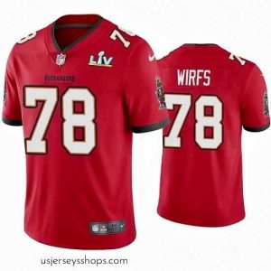 Alluring Tristan Wirfs Buccaneers Red Super Bowl Lv Vapor Limited Jersey