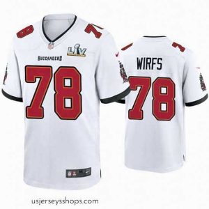Stellar Tristan Wirfs Buccaneers White Super Bowl Lv Game Jersey