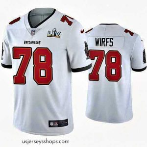 Breathtaking Tristan Wirfs Buccaneers White Super Bowl Lv Vapor Limited Jersey