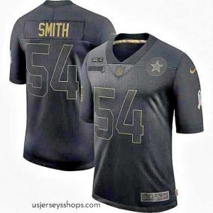 Alluring Men's Dallas Cowboys #54 Jaylon Smith Black Nike 2020 Salute To Service Limited Jersey