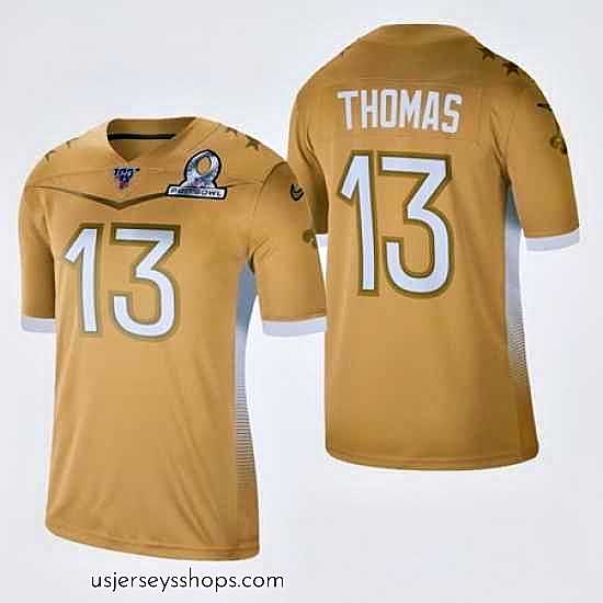 Alluring Men's New Orleans Saints #13 Michael Thomas 2020 NFC Pro Bowl Game Jersey