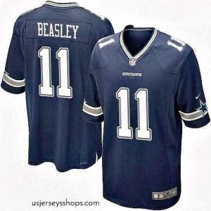 Exquisite Mens Nike Dallas Cowboys 11 Cole Beasley Game Navy Blue Team Color NFL Jersey
