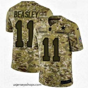 Sensational Mens Nike Dallas Cowboys 11 Cole Beasley Limited Camo 2018 Salute to Service NFL Jersey