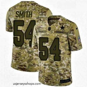 Magnificent Mens Nike Dallas Cowboys 54 Jaylon Smith Limited Camo 2018 Salute to Service NFL Jersey