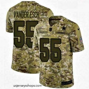 Enchanting Mens Nike Dallas Cowboys 55 Leighton Vander Esch Limited Camo 2018 Salute to Service NFL Jersey