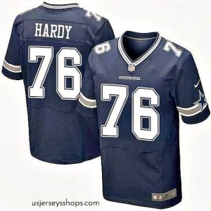 Alluring Mens Nike Dallas Cowboys #76 Greg Hardy Elite Navy Blue Team Color NFL Jersey