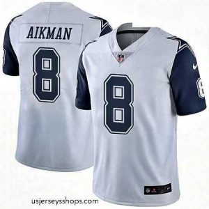 Exquisite Mens Nike Dallas Cowboys 8 Troy Aikman Limited White Rush Vapor Untouchable NFL Jersey