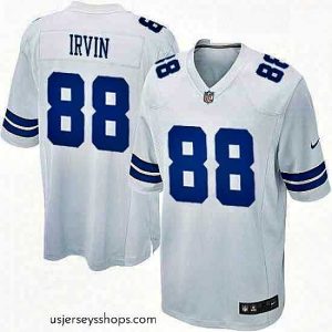 Alluring Mens Nike Dallas Cowboys 88 Michael Irvin Game White NFL Jersey