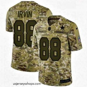 Alluring Mens Nike Dallas Cowboys 88 Michael Irvin Limited Camo 2018 Salute to Service NFL Jersey