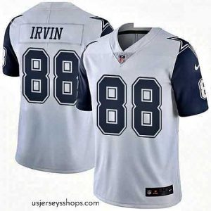 Breathtaking Mens Nike Dallas Cowboys 88 Michael Irvin Limited White Rush Vapor Untouchable NFL Jersey