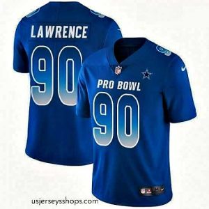 Alluring Mens Nike Dallas Cowboys 90 DeMarcus Lawrence Limited Royal Blue 2018 Pro Bowl NFL Jersey