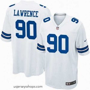 Glamorous Mens Nike Dallas Cowboys 90 Demarcus Lawrence Game White NFL Jersey