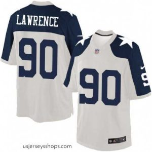 Captivating Mens Nike Dallas Cowboys 90 Demarcus Lawrence Limited White Throwback Alternate NFL Jersey
