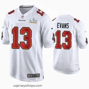 Alluring Mike Evans Buccaneers White Super Bowl Lv Game Fashion Jersey
