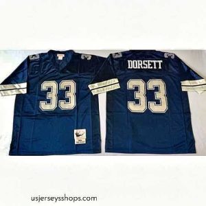 Glamorous Mitchell Ness cowboys #33 Tony Dorsett Throwback Stitched NFL Jerseys