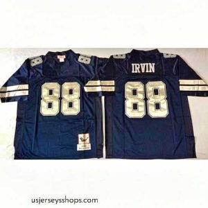 Glamorous Mitchell Ness cowboys #88 Michael Irvin Throwback Stitched NFL Jersey