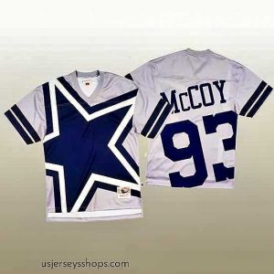 Enchanting NFL Dallas Cowboys 93 Gerald McCoy White Mitchell  26 Nell Big Face Fashion Limited NFL Jersey