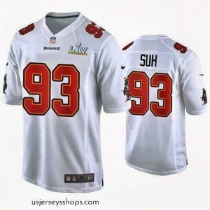 Alluring Ndamukong Suh Buccaneers White Super Bowl Lv Game Fashion Jersey