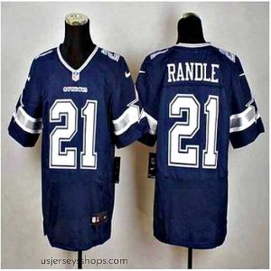 Enchanting New Dallas Cowboys #21 Joseph Randle Navy Blue Team Color Stitched NFL Elite jersey