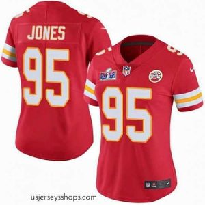 Enchanting Nike Chiefs 95 Chris Jones Red Team Color Bound Stitched NFL Vapor Untouchable Limited 2024 Super Bowl LVIII Jersey