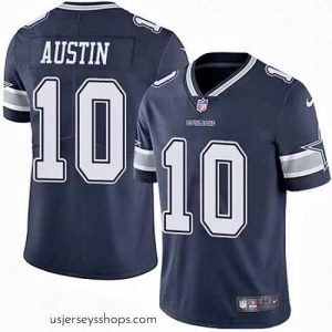 Stunning Nike Cowboys #10 Tavon Austin Navy Blue Team Color Mens Stitched NFL Vapor Untouchable Limited Jersey