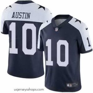 Exquisite Nike Cowboys 10 Tavon Austin Navy Throwback Vapor Untouchable Limited Jersey