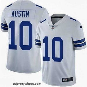 Exquisite Nike Cowboys #10 Tavon Austin White Mens Stitched NFL Vapor Untouchable Limited Jersey
