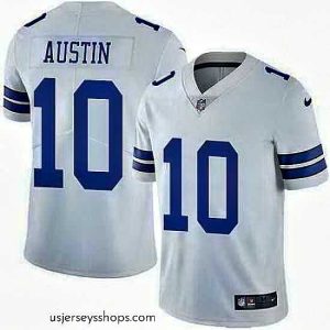 Magnificent Nike Cowboys 10 Tavon Austin White Vapor Untouchable Limited Jersey