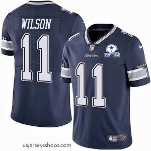 Enchanting Nike Cowboys 11 Cedrick Wilson Navy Blue Team Color Stitched With Established In 1960 Patch NFL Vapor Untouchable Limited Jersey