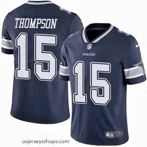 Sensational Nike Cowboys #15 Deonte Thompson Navy Blue Team Color Mens Stitched NFL Vapor Untouchable Limited Jersey