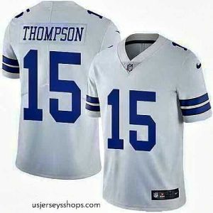 Enchanting Nike Cowboys 15 Deonte Thompson White Vapor Untouchable Limited Jersey