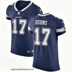 Stunning Nike Cowboys #17 Allen Hurns Navy Blue Team Color Mens Stitched NFL Vapor Untouchable Elite Jersey