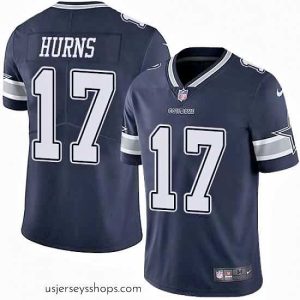 Magnificent Nike Cowboys #17 Allen Hurns Navy Blue Team Color Stitched NFL Vapor Untouchable Limited Jersey