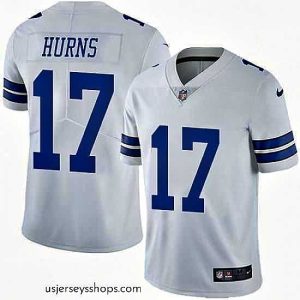 Enchanting Nike Cowboys #17 Allen Hurns White Stitched NFL Vapor Untouchable Limited Jersey