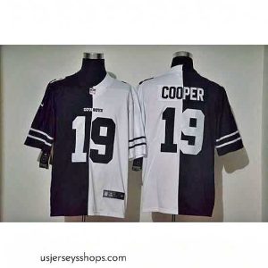 Glamorous Nike Cowboys 19 Amari Cooper Black And White Split Vapor Untouchable Limited Jersey