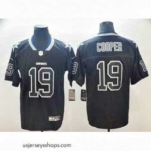Breathtaking Nike Cowboys 19 Amari Cooper Black Shadow Legend Limited Jersey