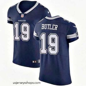 Alluring Nike Cowboys #19 Brice Butler Navy Blue Team Color Mens Stitched NFL Vapor Untouchable Elite Jersey