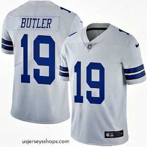 Enchanting Nike Cowboys #19 Brice Butler White Mens Stitched NFL Vapor Untouchable Limited Jersey