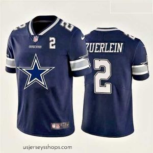 Alluring Nike Cowboys 2 Greg Zuerlein Navy Team Big Logo Number Vapor Untouchable Limited Jersey