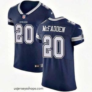 Glamorous Nike Cowboys #20 Darren McFadden Navy Blue Team Color Mens Stitched NFL Vapor Untouchable Elite Jersey