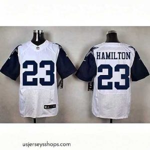 Glamorous Nike Cowboys #23 Jakar Hamilton White Mens Stitched NFL Elite Rush Jerseys
