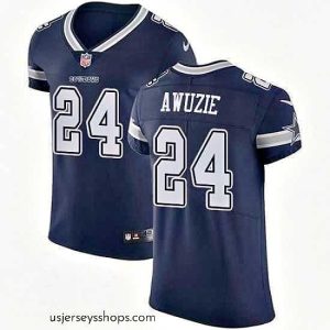 Glamorous Nike Cowboys #24 Chidobe Awuzie Navy Blue Team Color Mens Stitched NFL Vapor Untouchable Elite Jersey