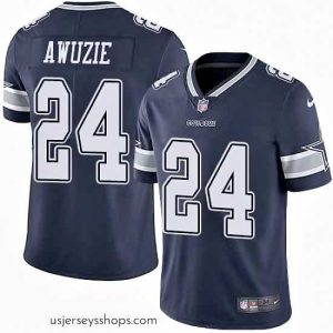 Magnificent Nike Cowboys #24 Chidobe Awuzie Navy Blue Team Color Mens Stitched NFL Vapor Untouchable Limited Jersey
