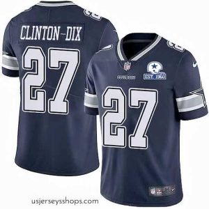 Enchanting Nike Cowboys 27 Ha Ha Clinton Dix Navy Blue Team Color Stitched With Established In 1960 Patch NFL Vapor Untouchable Limited Jersey