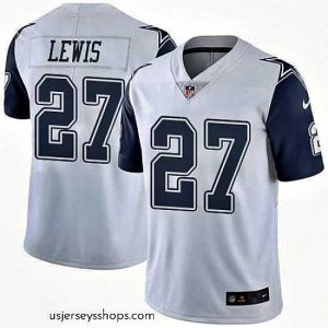 Breathtaking Nike Cowboys #27 Jourdan Lewis Elite White Mens Rush Vapor Untouchable NFL Jersey