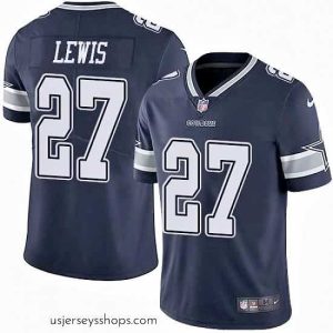 Stellar Nike Cowboys #27 Jourdan Lewis Navy Blue Team Color Vapor Untouchable Limited Player NFL Jersey