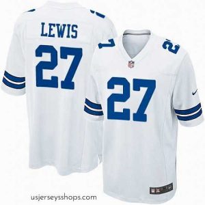 Sensational Nike Cowboys #27 Jourdan Lewis White Mens NFL Elite Jersey
