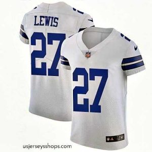 Glamorous Nike Cowboys #27 Jourdan Lewis White Mens Vapor Untouchable Player NFL Elite Jersey