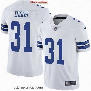 Exquisite Nike Cowboys 31 Trevon Diggs White Stitched NFL Vapor Untouchable Limited Jersey