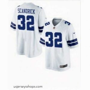 Glamorous Nike Cowboys #32 Orlando Scandrick Navy White Mens Stitched NFL Limited Jersey